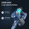 UMLO Cordless Vacuum Cleaner Lightweight Stick Vacuum for Hard Floor Carpet Pet Hair