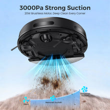 Load image into Gallery viewer, Hivroo Robot Vacuum Cleaner, Robot Vacuum and Mop Combo with WIFI/Alexa for Carpet, Hardwood &amp; Tile
