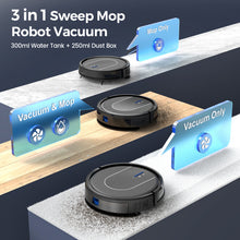 Load image into Gallery viewer, Hivroo Robot Vacuum Cleaner, Robot Vacuum and Mop Combo with WIFI/Alexa for Carpet, Hardwood &amp; Tile
