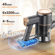 Load image into Gallery viewer, YOMA Cordless Stick Vacuum Cleaner Lightweight Powerful Handheld Vacuum for Home Hard Floor Carpet Pet Hair

