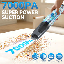 Load image into Gallery viewer, YOMA Handheld Vacuum Cleaner Cordless,Portable Mini Hand Held Vacuum Cleaner Rechargeable for Home Car Pet Hair
