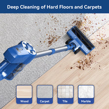 Load image into Gallery viewer, UMLO Cordless Vacuum Cleaner Lightweight Stick Vacuum for Hard Floor Carpet Pet Hair
