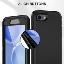 Load image into Gallery viewer, Petocase for 2022/2020/3rd/2rd iPhone SE Case,iPhone 8/7 Case,Built-in Screen Protector Shockproof Dust/Drop Proof 3 in 1 Full Body Rugged Heavy Duty Phone Cover for iPhone SE 2022/2020
