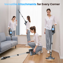 Load image into Gallery viewer, YOMA Cordless Vacuum Cleaner, 6 in 1 Lightweight Handheld&amp;Stick Vacuum for Home Hard Floor Carpet Pet Hair
