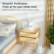 Load image into Gallery viewer, YOMA Air Purifier for Bedroom, AP01 True HEPA Air Filter, Quiet Air Cleaner With Night Light,Portable Small Air Purifier for Home, Office, Living Room
