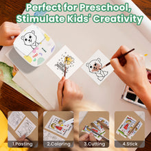 Load image into Gallery viewer, TOLENFUL Mini Thermal Printer,Portable Bluetooth Inkless Sticker Maker for Notes Kids Gift,with 4 Rolls Paper
