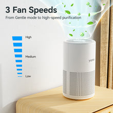 Load image into Gallery viewer, YOMA Air Purifier for Bedroom, AP01 True HEPA Air Filter, Quiet Air Cleaner With Night Light,Portable Small Air Purifier for Home, Office, Living Room
