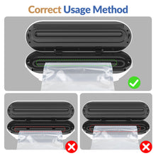 Load image into Gallery viewer, Wnkim Vacuum Sealer Machine, Air Sealing Food Vacuum Sealer for Food Storage
