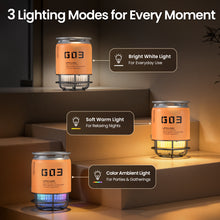 Load image into Gallery viewer, TOLENFUL LED Camping Lantern with Bluetooth Speaker,Portable Waterproof Tent Light for Outdoor Camping,Hiking,Emergency
