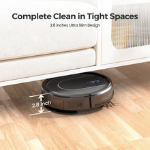 Load image into Gallery viewer, Hivroo Robot Vacuum Cleaner, Robot Vacuum and Mop Combo with WIFI/Alexa for Carpet, Hardwood &amp; Tile
