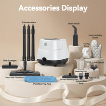Load image into Gallery viewer, Hivroo Steam Cleaner,Multi-Surface Steam for Deep Cleaning Home, Kitchen, Floor, Window, Pet hair, Carpet, Tile, Grout
