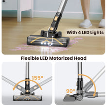 Load image into Gallery viewer, YOMA Cordless Vacuum Cleaner, 6 in 1 Lightweight Handheld&amp;Stick Vacuum for Home Hard Floor Carpet Pet Hair
