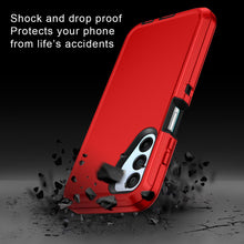 Load image into Gallery viewer, Petocase for Samsung Galaxy A15 5G Case,Shockproof Dust/Drop Proof 3-Layer Protection [Without Screen Protector] Rugged Heavy Duty Durable Cover Case,Red

