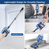 UMLO Cordless Vacuum Cleaner Lightweight Stick Vacuum for Hard Floor Carpet Pet Hair