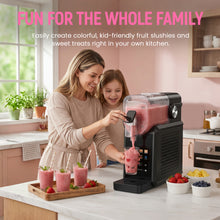 Load image into Gallery viewer, Hivroo 90-Oz Slushie Machine– Frozen Drink Machine, No Ice Needed, Auto-Clean, 7 Presets, Dishwasher Safe
