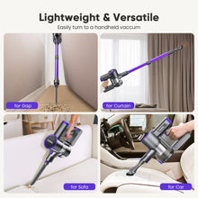 Load image into Gallery viewer, YOMA Cordless Vacuum Cleaner, 6-in-1 Rechargeable Stick Vacuum, 60mins Max Runtime, Lightweight Powerful Vacuum Cleaner for Home Hard Floor Pet Hair
