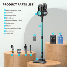 Load image into Gallery viewer, YOMA Cordless Vacuum Cleaner,Ultra-Lightweight Stick Vacuum,40mins Runtime,6 in 1 Powerful Handheld Vacuum for Home Hard Floor Carpet Pet Hair
