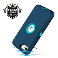 Load image into Gallery viewer, Petocase for iPhone SE 2022/2020 Case,with Built-in Screen Protector Shockproof Dust/Drop Proof Full Body Rugged Heavy Duty Durable Phone Cover for iPhone SE 3rd/2nd Gen 4.7,Turquoise
